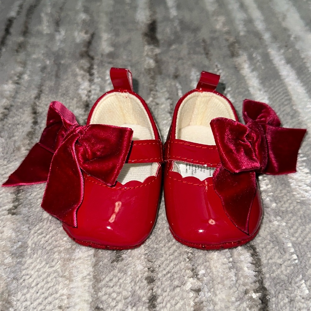 Baby Girls’ Bow Mary Jane Flats